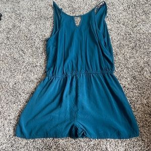 High neck romper